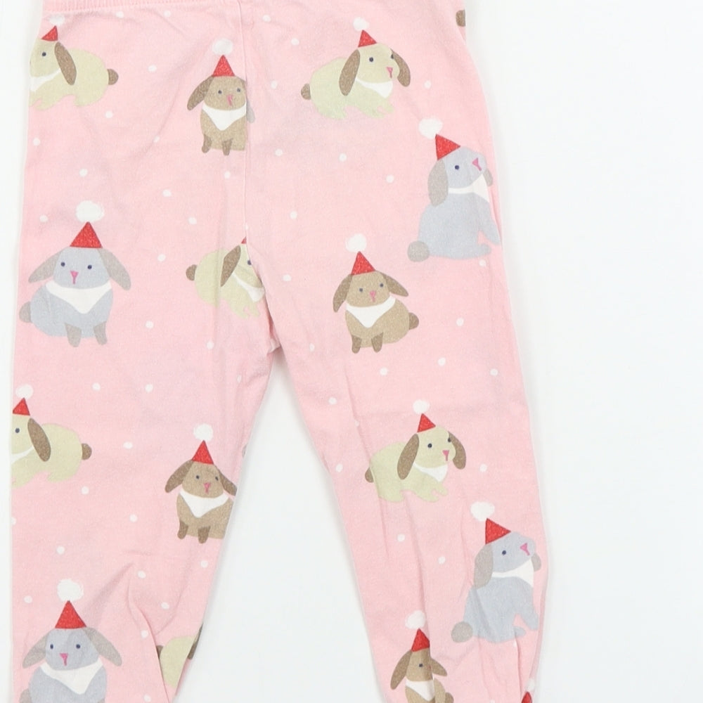 Marks and Spencer  Girls Pink   Sweatpants Trousers Size 2 Years