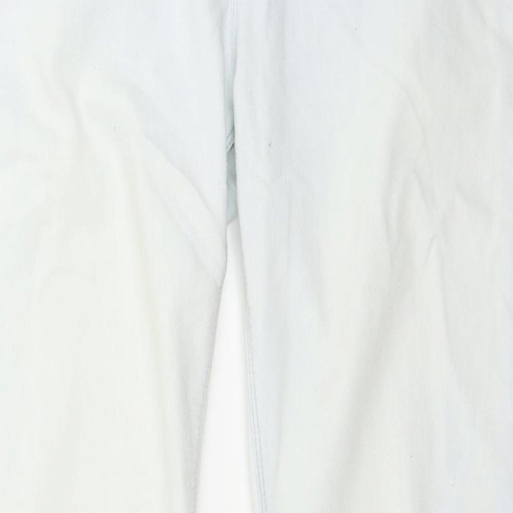 Denim & Co. Womens Green   Skinny Jeans Size 14 L32 in