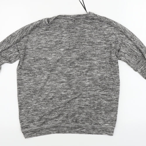 H&M  Girls Grey   Pullover Jumper Size 12-13 Years