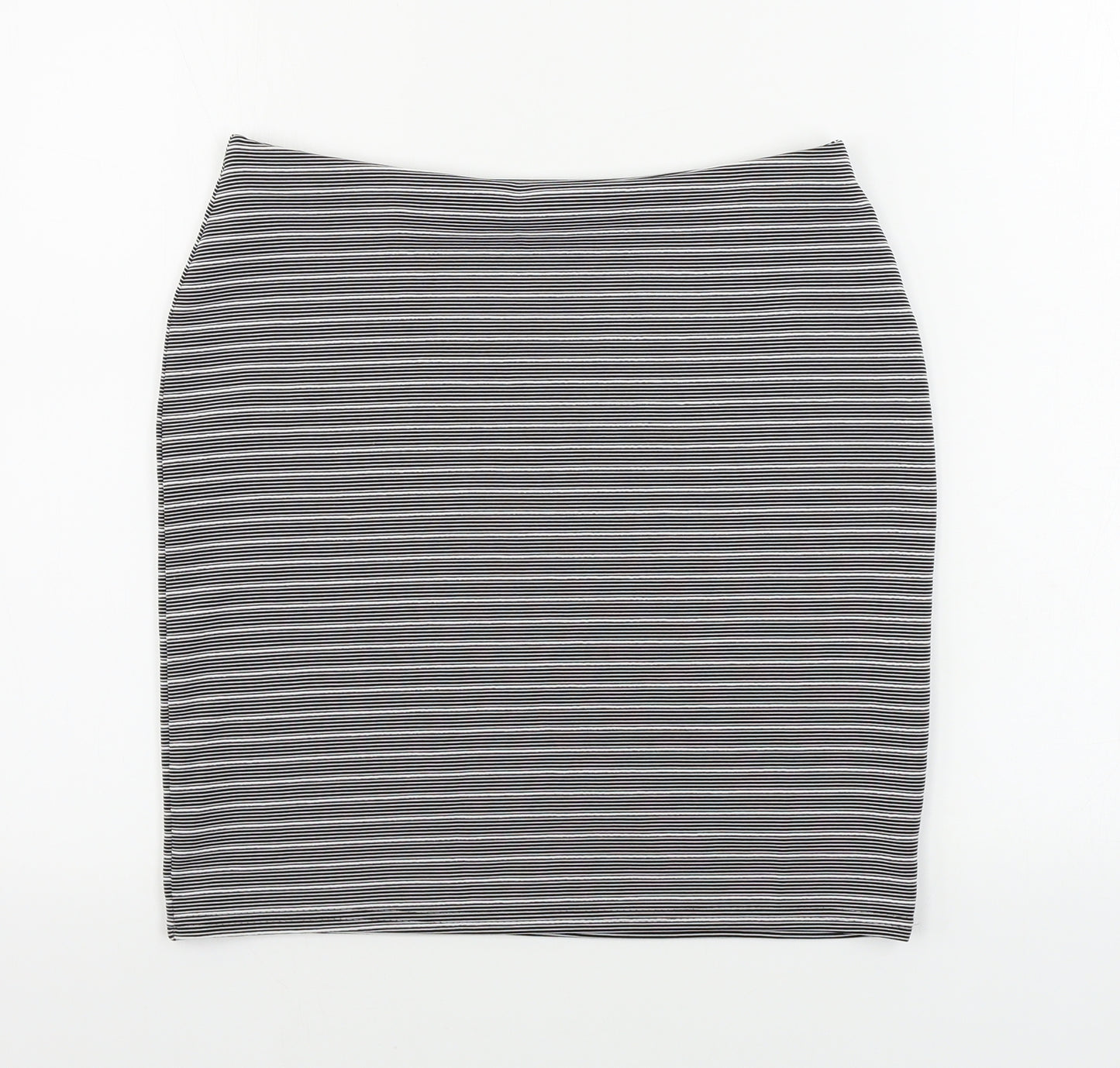 inocence Womens Grey Striped  Bandage Skirt Size 12