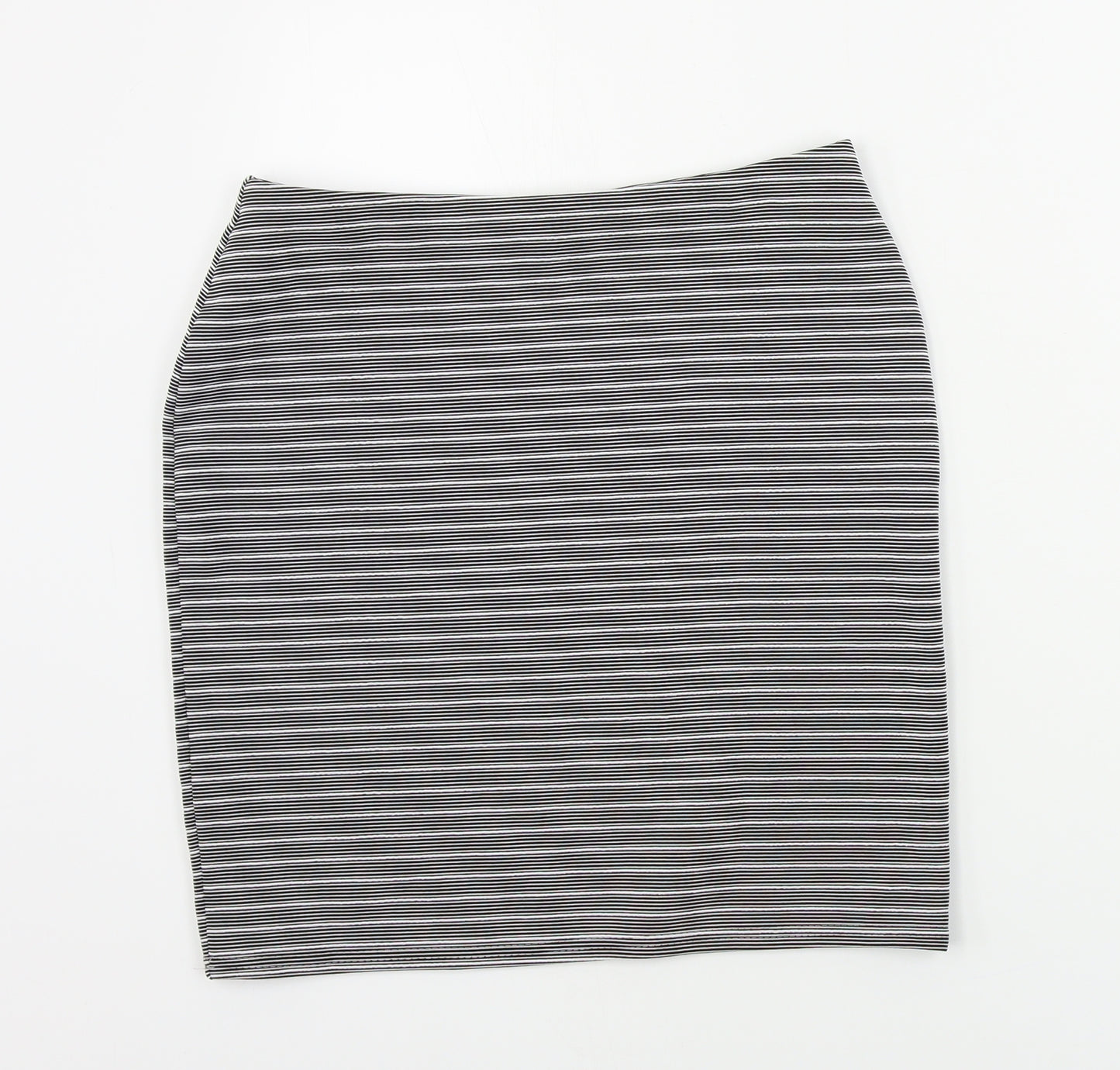inocence Womens Grey Striped  Bandage Skirt Size 12