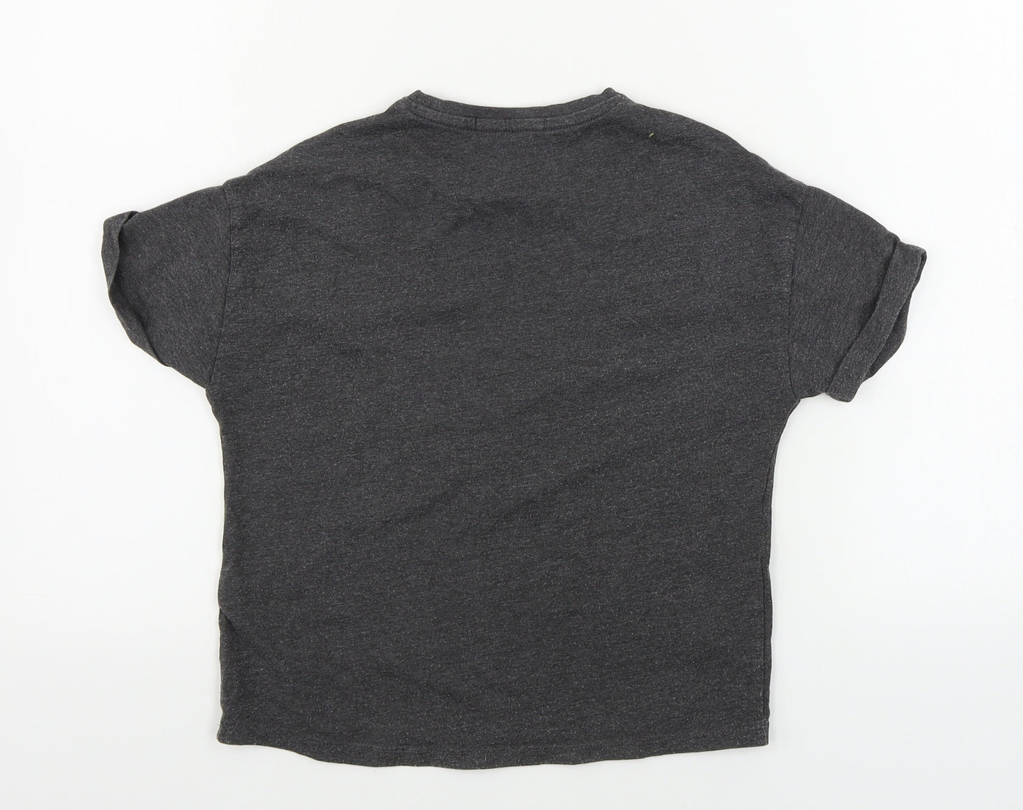Marks and Spencer  Girls Grey   Basic T-Shirt Size 8-9 Years