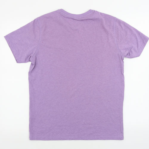 George  Mens Purple    T-Shirt Size S