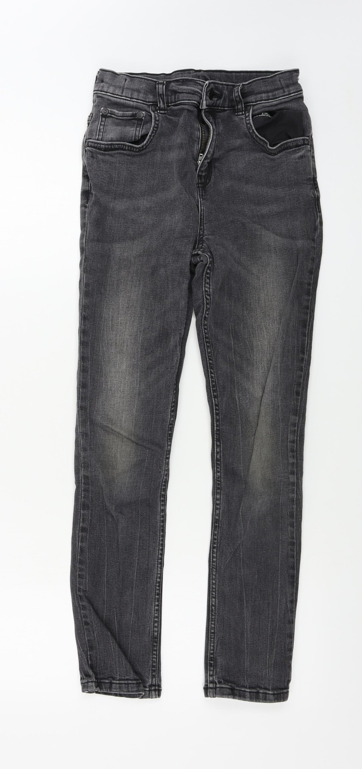 TU Boys Grey   Skinny Jeans Size 12 Years