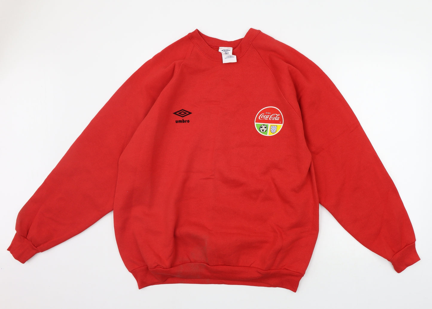 Umbro Mens Red   Pullover Jumper Size L