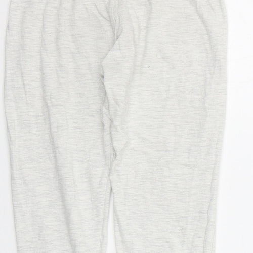 Disney Girls Grey Solid  Top Pyjama Pants Size 3-4 Years