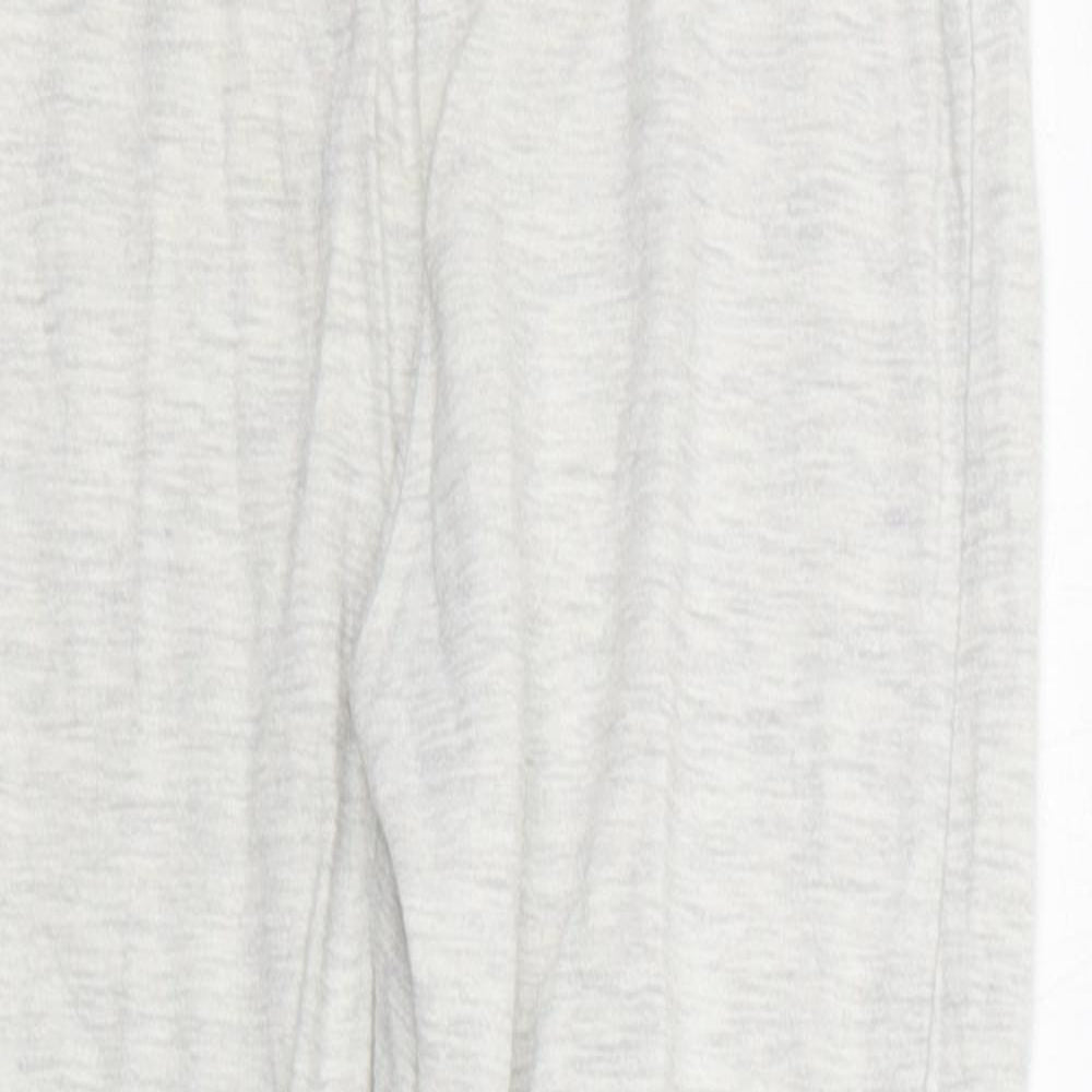 Disney Girls Grey Solid  Top Pyjama Pants Size 3-4 Years