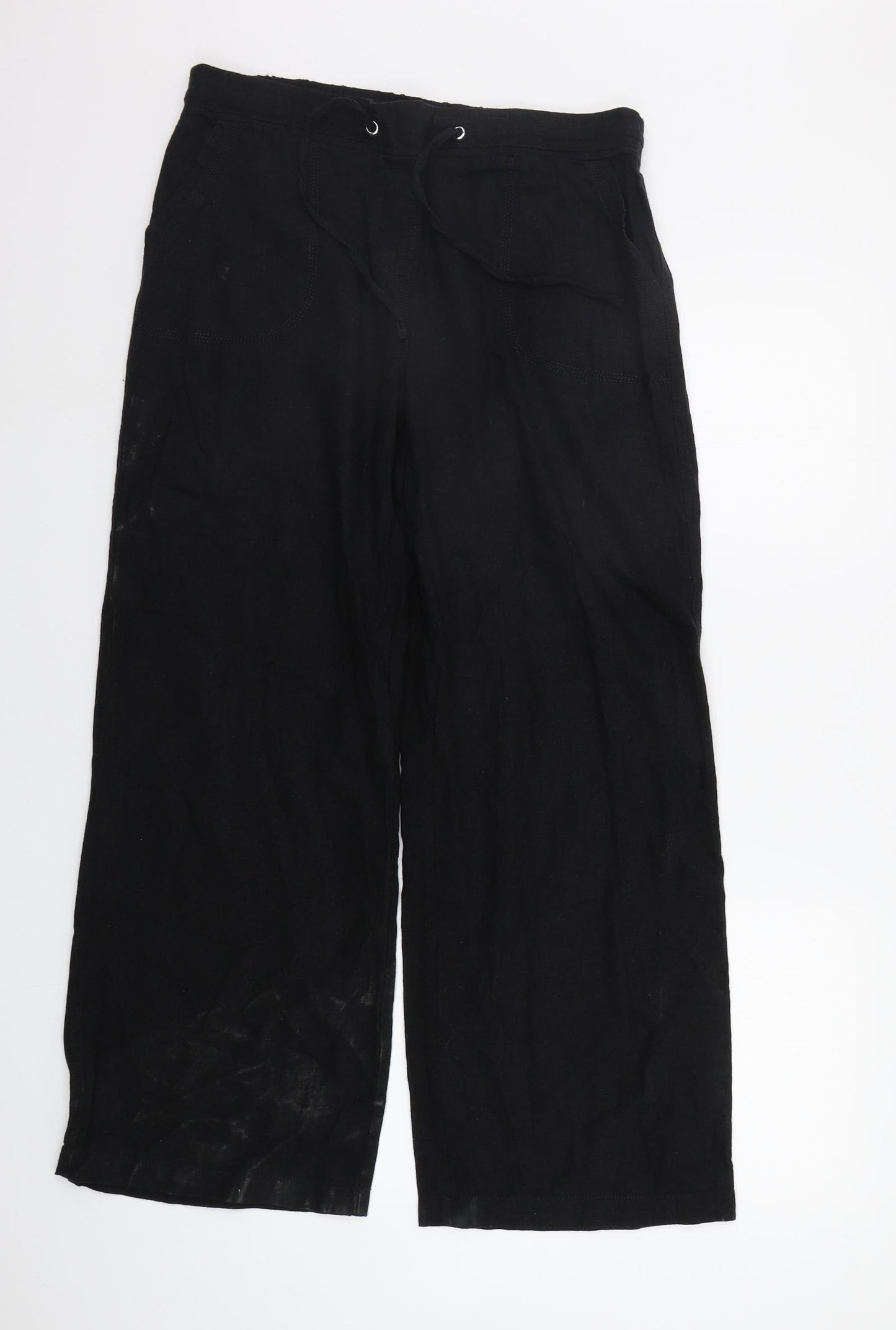 INTUITION  Womens Black   Trousers  Size 14 L28 in