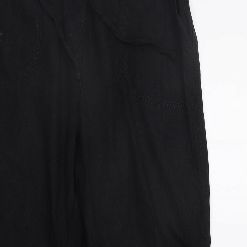 INTUITION  Womens Black   Trousers  Size 14 L28 in