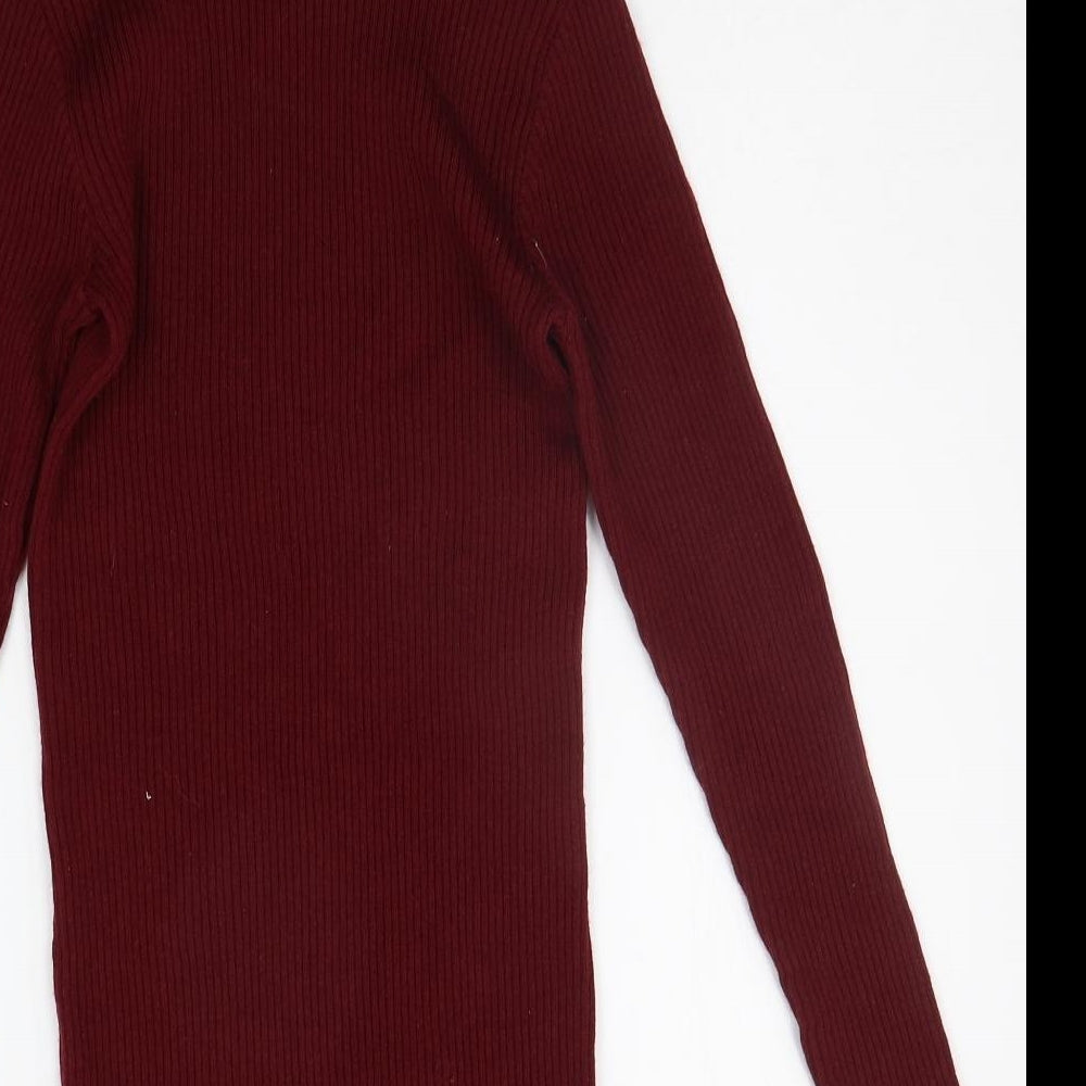 House of Fraser Womens Red   Basic T-Shirt Size M