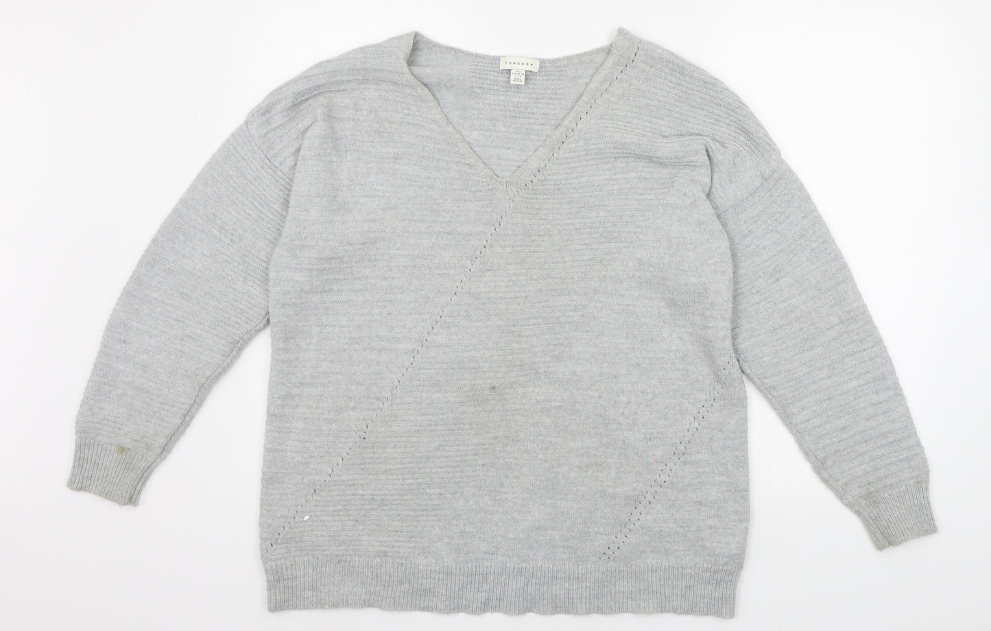 Topshop Womens Black   Pullover Jumper Size S