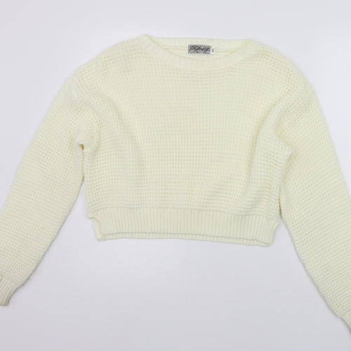Refinery Womens Beige   Pullover Jumper Size M