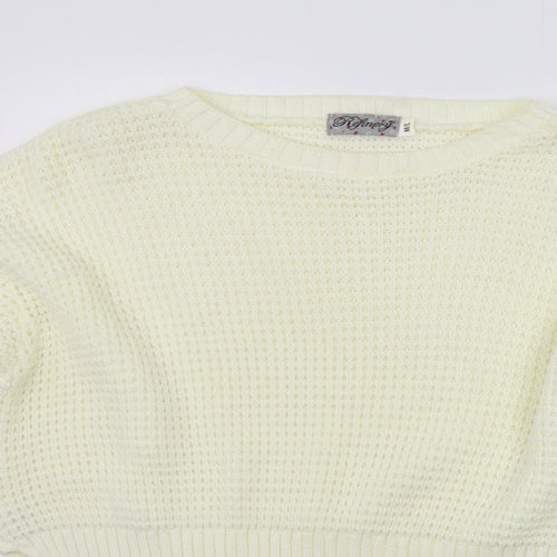 Refinery Womens Beige   Pullover Jumper Size M
