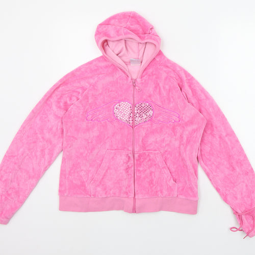 Tammy Girls Pink   Jacket  Size 14-15 Years  - details on chest