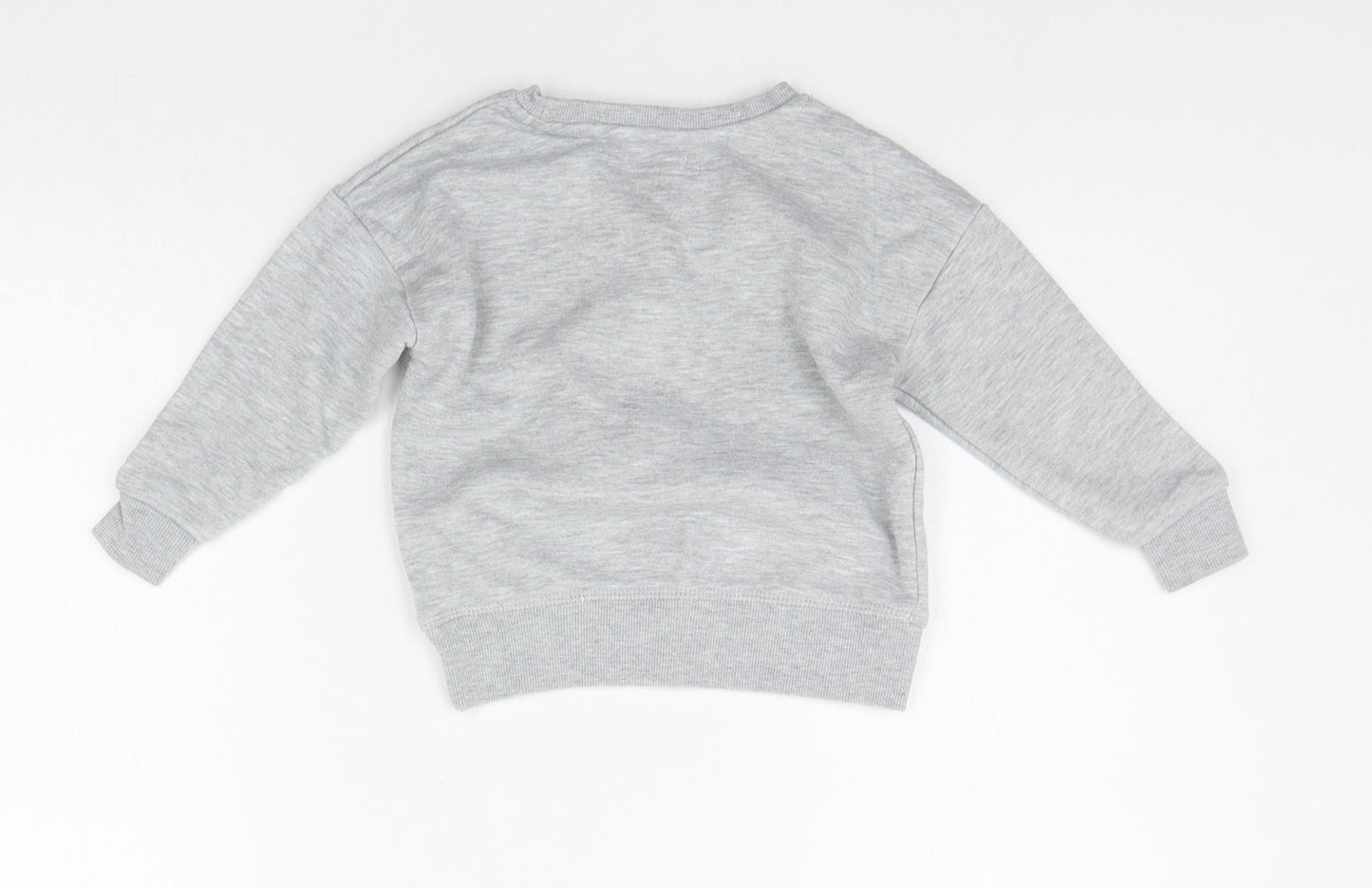 Primark Girls Grey   Pullover Jumper Size 2-3 Years