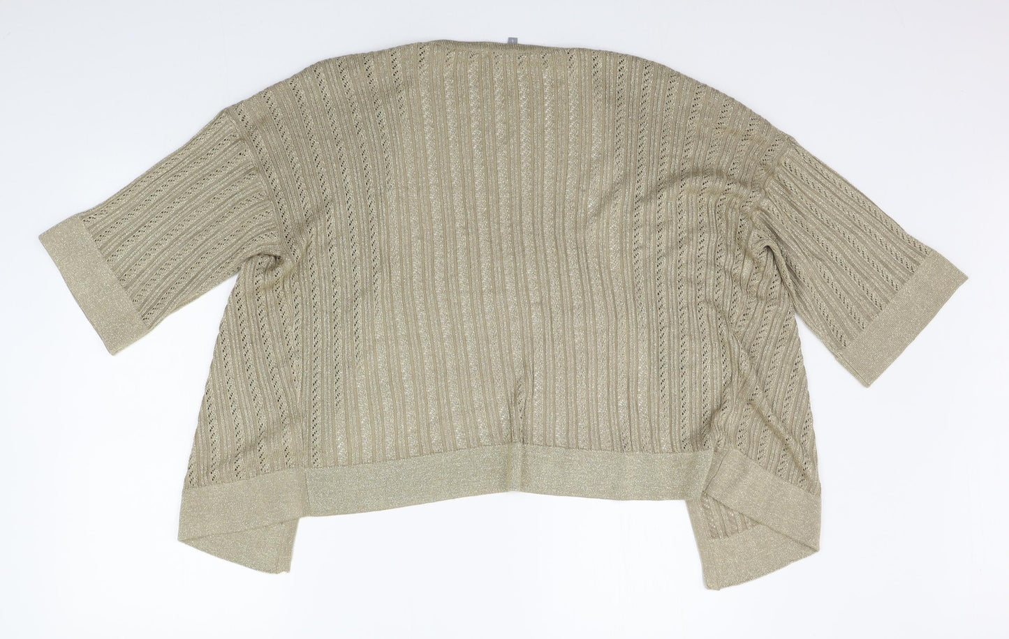 LAVITTA Womens Gold   Cardigan Jumper Size L