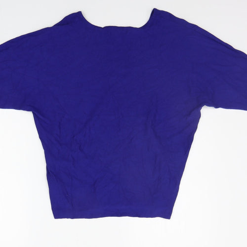DEBNHAMS Womens Blue   Pullover Jumper Size S