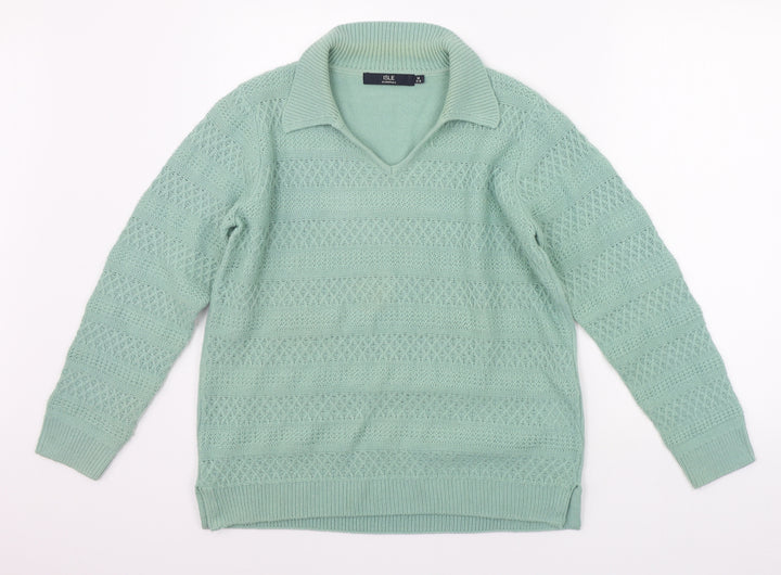 EWM Womens Gold   Pullover Jumper Size M