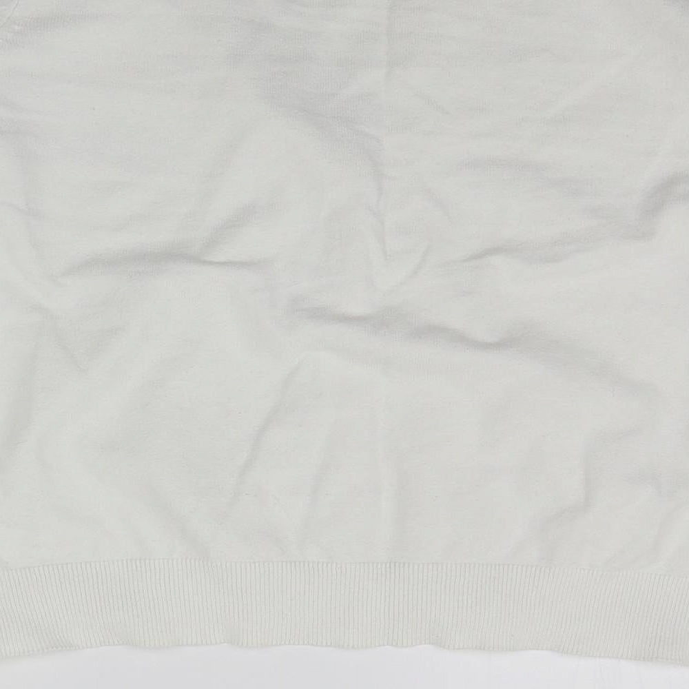 New Look Womens White   Cardigan Jumper Size 16