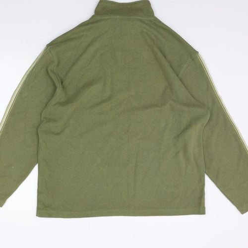 Springfield Mens Green Houndstooth  Pullover Jumper Size L