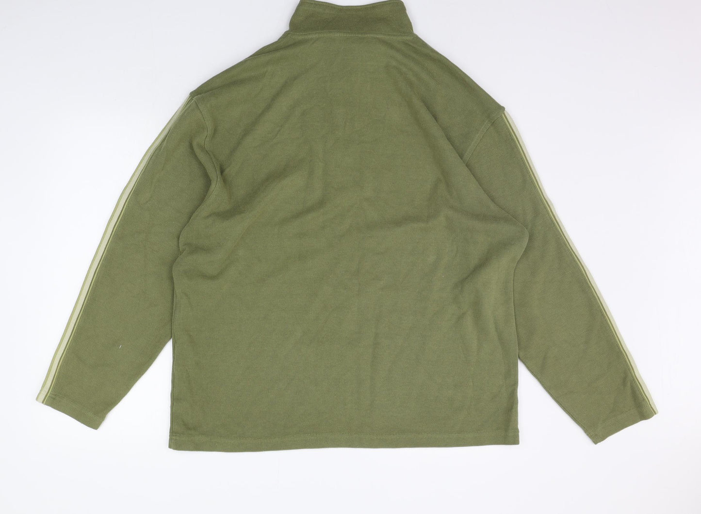 Springfield Mens Green Houndstooth  Pullover Jumper Size L