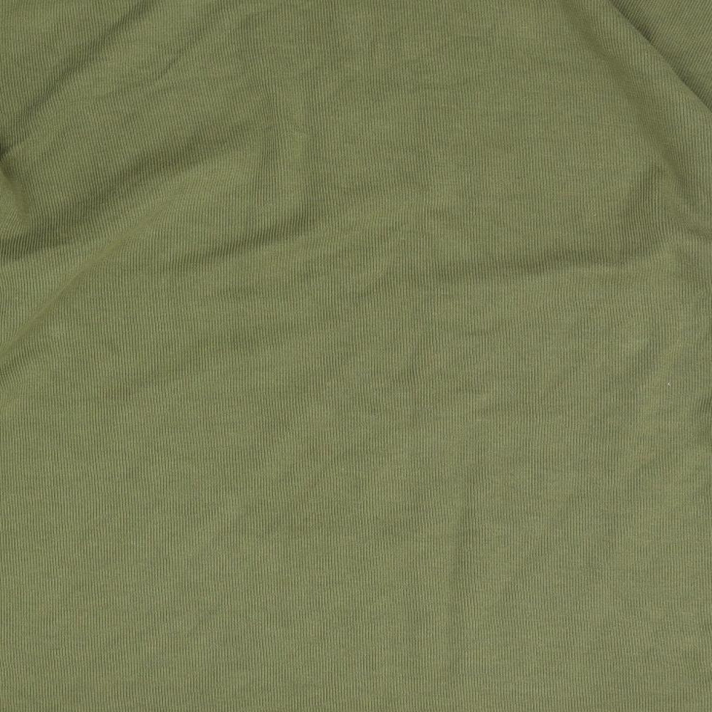 Springfield Mens Green Houndstooth  Pullover Jumper Size L