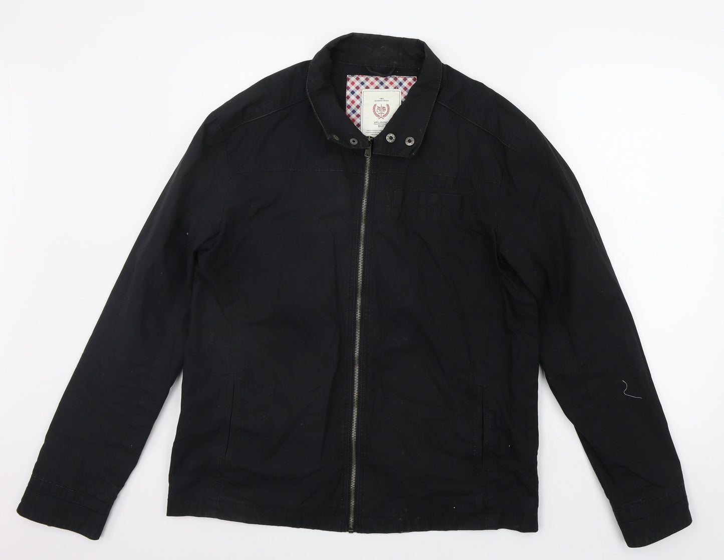 BHS Mens Black Houndstooth  Jacket Coat Size M