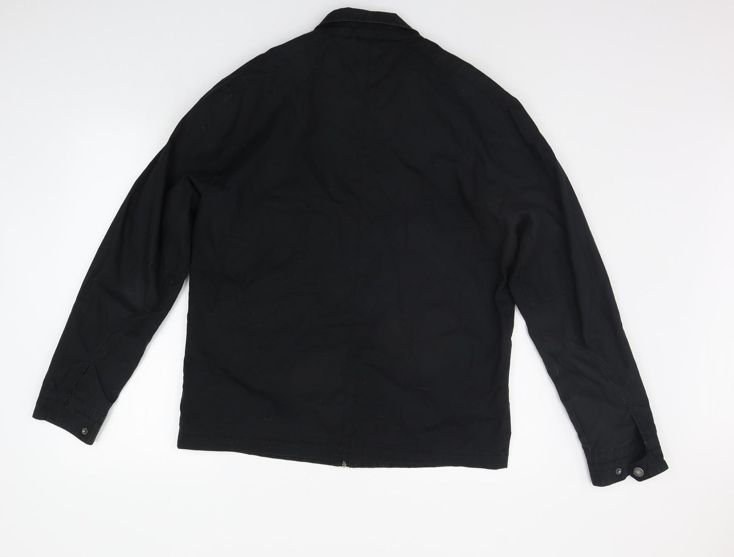 BHS Mens Black Houndstooth  Jacket Coat Size M