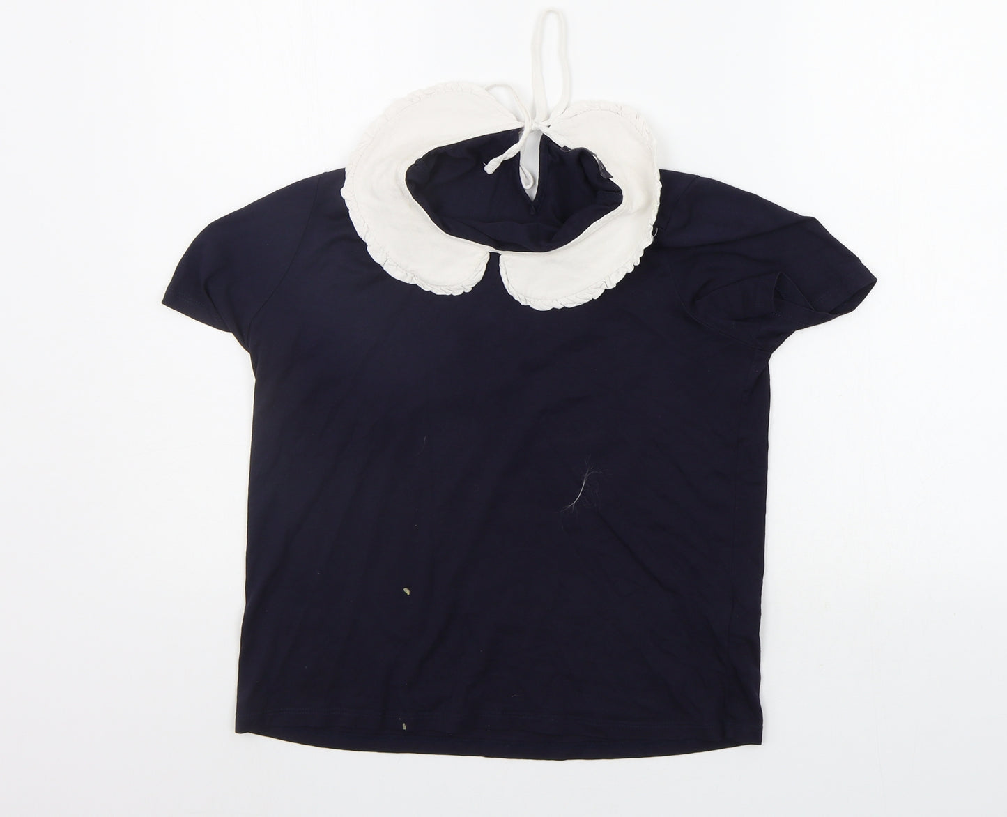 Marks and Spencer Girls Blue   Basic T-Shirt Size 10 Years