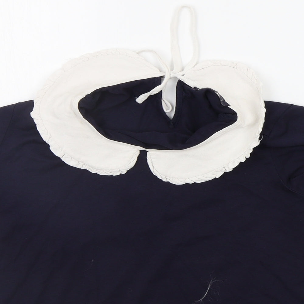 Marks and Spencer Girls Blue   Basic T-Shirt Size 10 Years