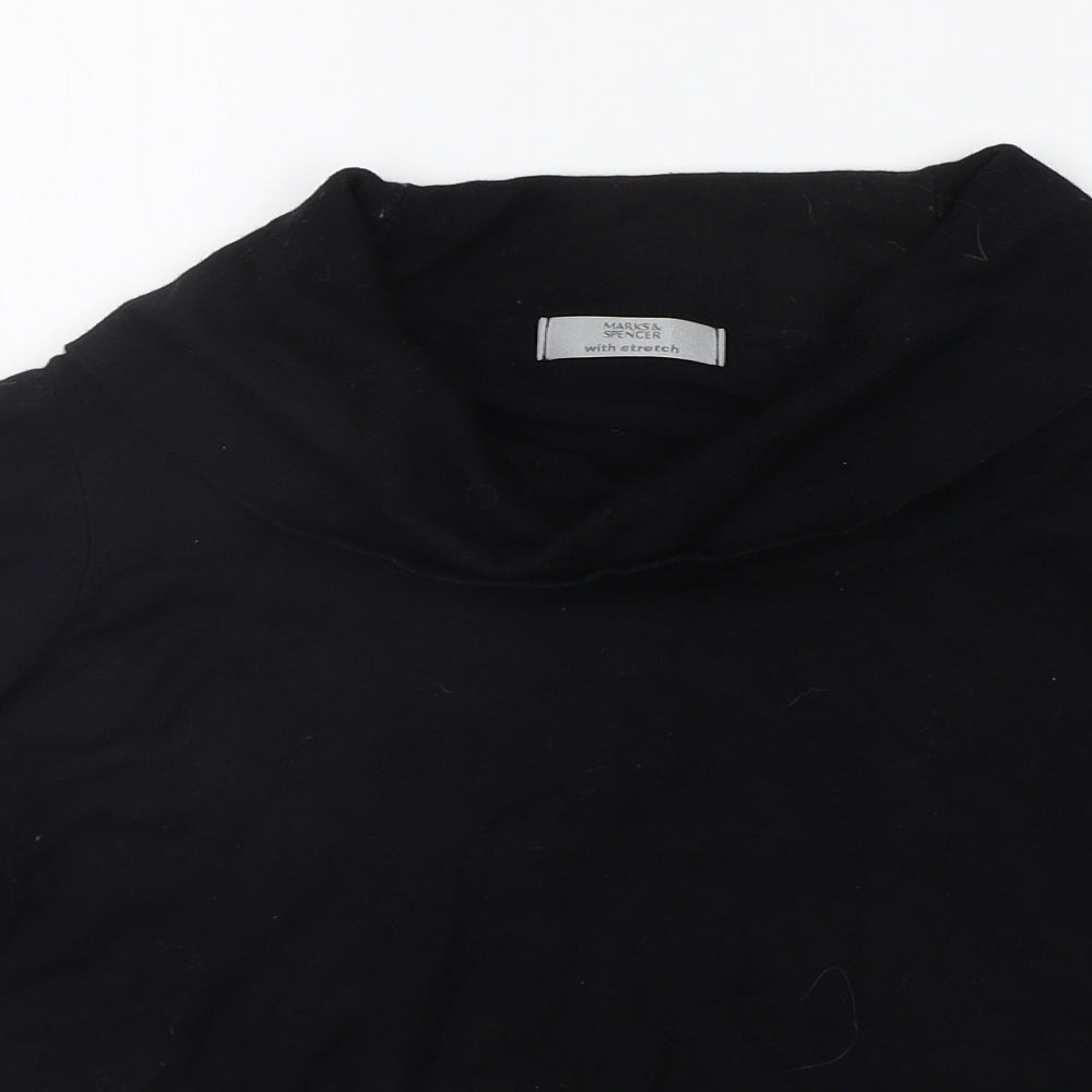Marks and Spencer Womens Black   Pullover Jumper Size 12