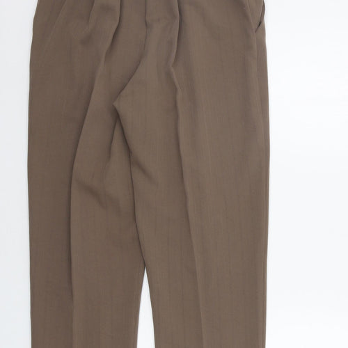Preworn Womens Brown   Trousers  Size 14 L27 in