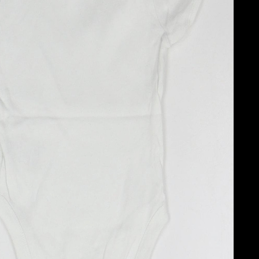 F&F Baby White   Babygrow One-Piece Size 6-9 Months