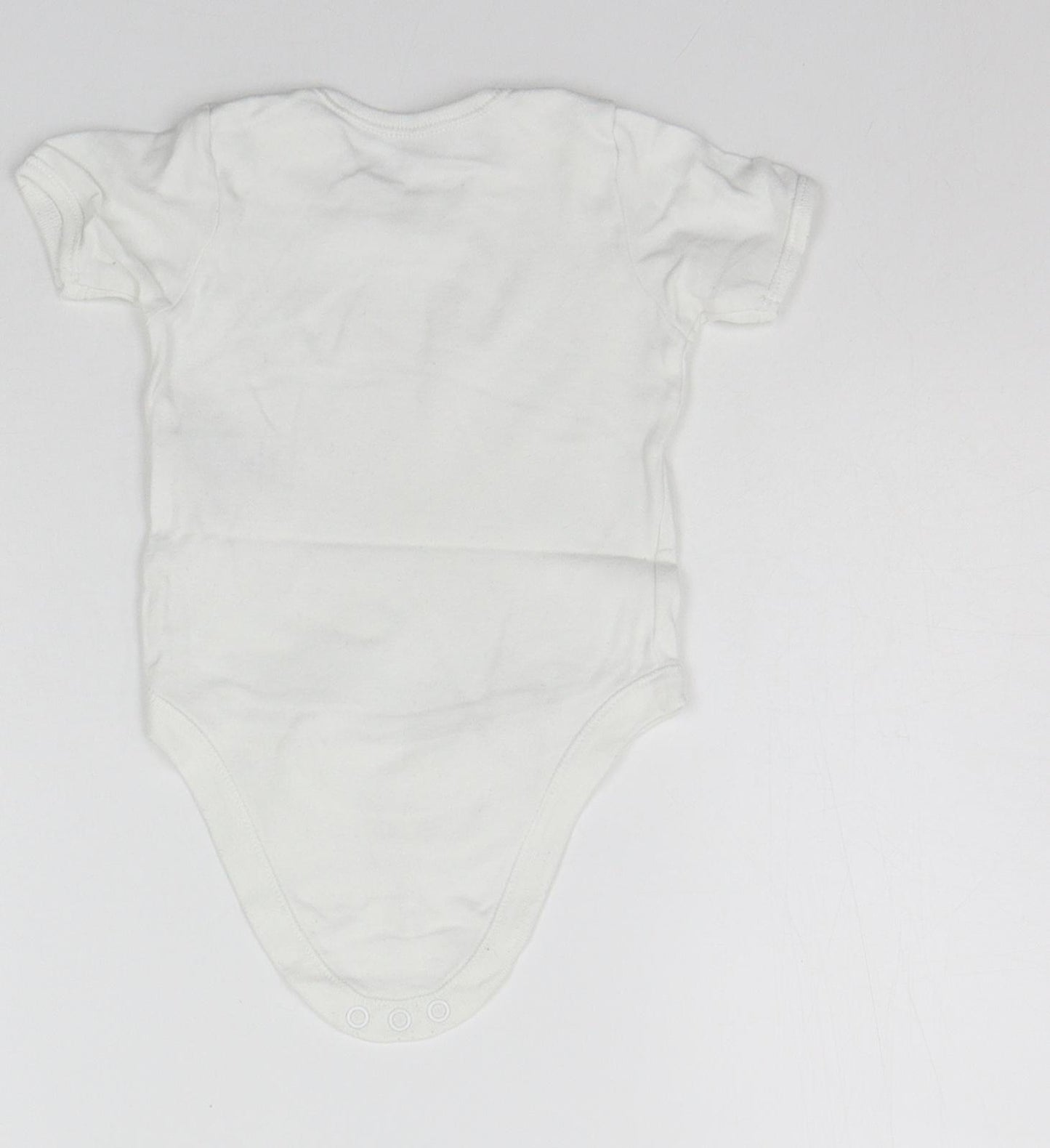 F&F Baby White   Babygrow One-Piece Size 6-9 Months