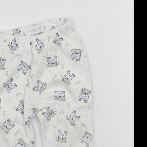 Earlydays Baby Beige Geometric  Jogger Leggings Size 6-9 Months