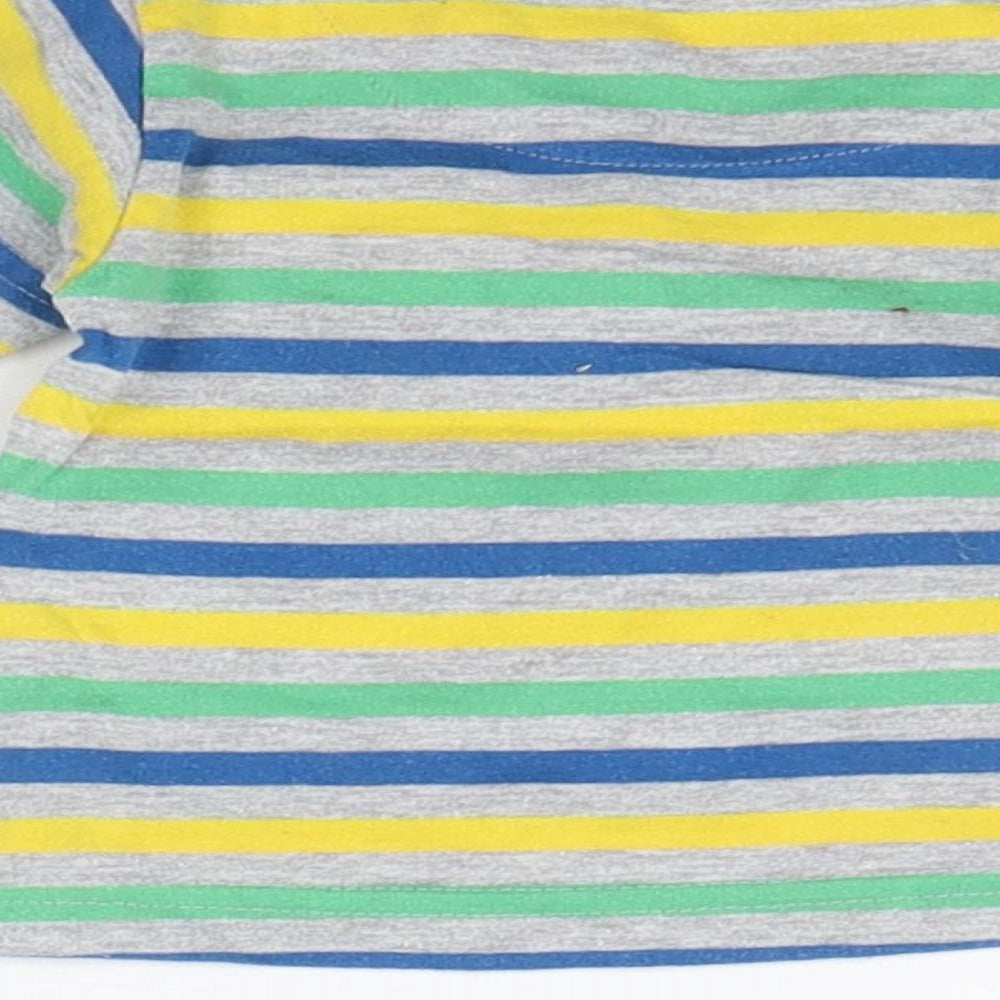 Earlydays Baby Multicoloured Striped  Basic T-Shirt Size 6-9 Months
