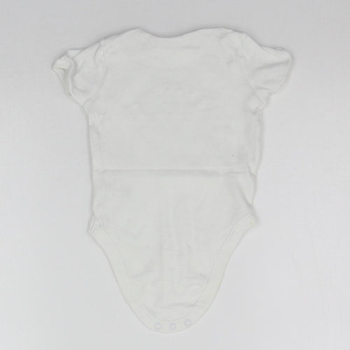 F&F Baby White   Babygrow One-Piece Size 6-9 Months  - Little Star