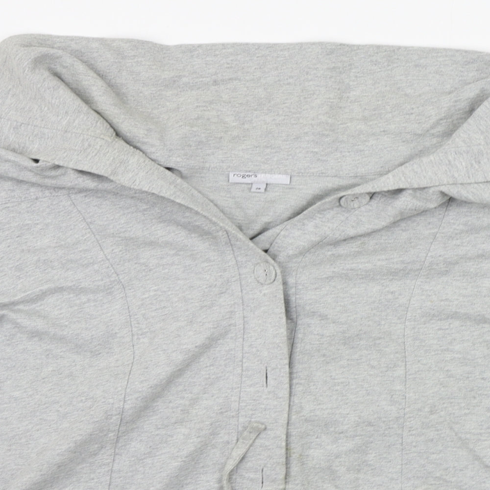 Rogers + Rogers  Womens Grey   Cardigan Jumper Size 26