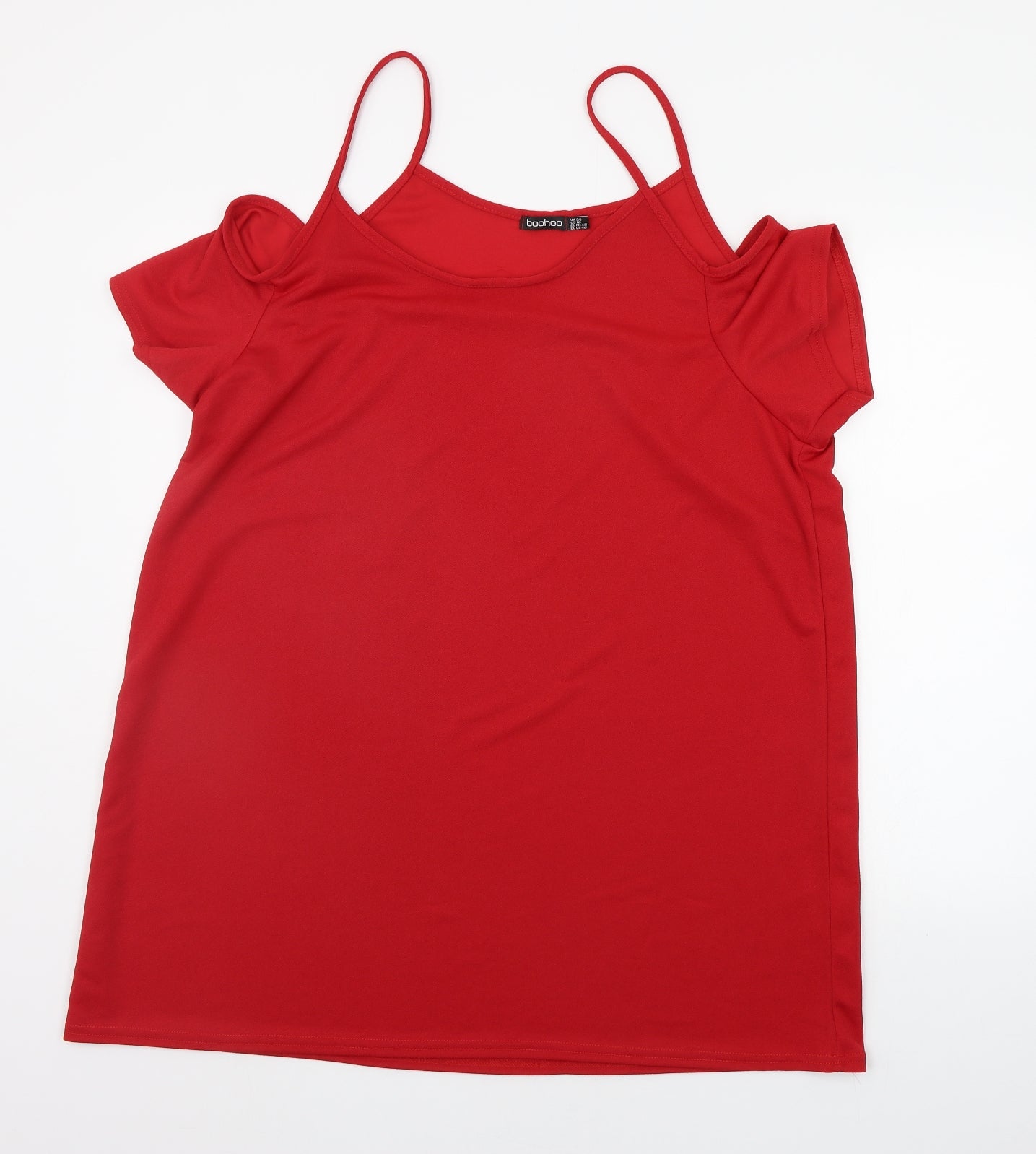Boohoo Womens Red   A-Line  Size 20