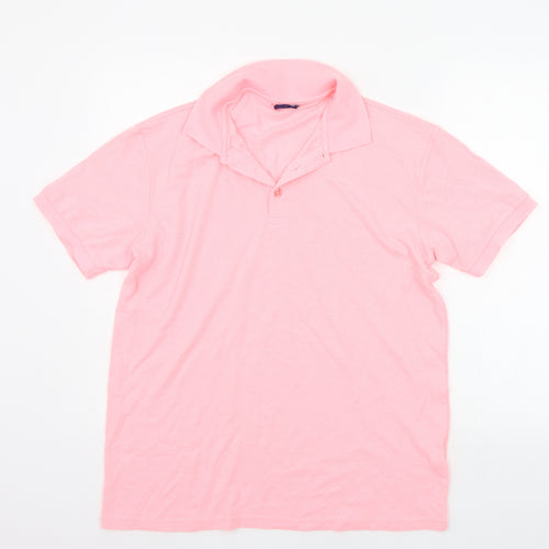Giorgio Mens Pink    Polo Size L