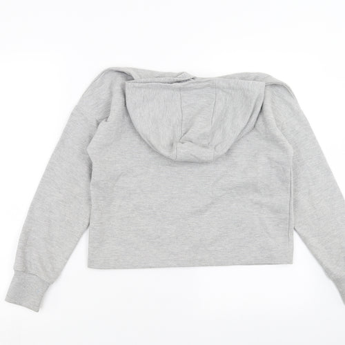 F&F Girls Grey   Pullover Hoodie Size 11-12 Years  - future starts today