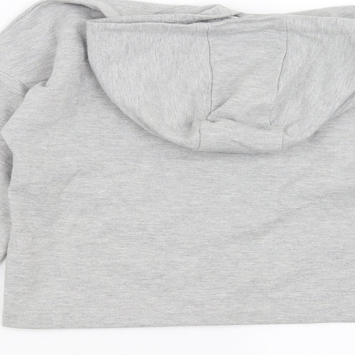 F&F Girls Grey   Pullover Hoodie Size 11-12 Years  - future starts today