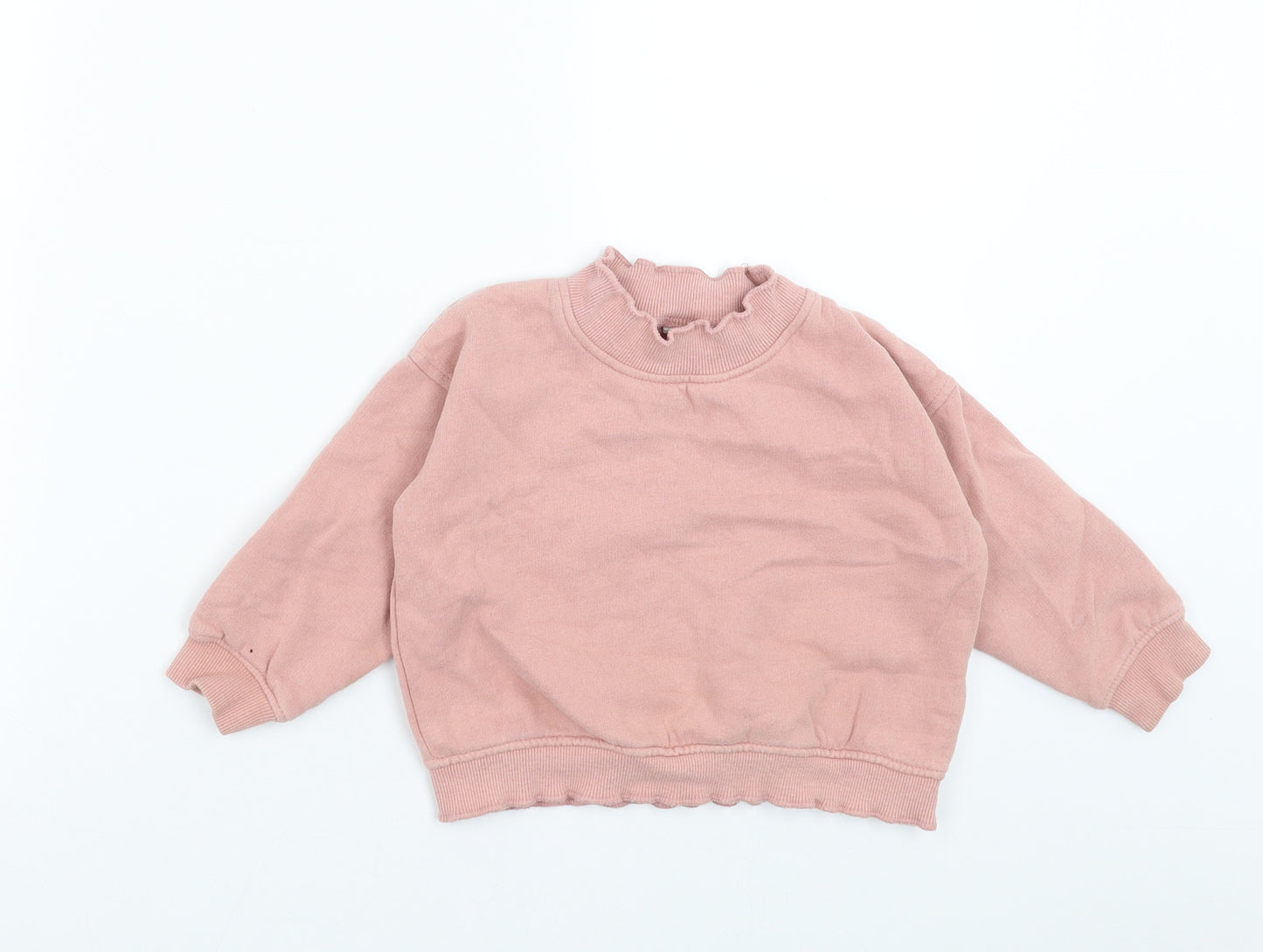 Zara Girls Pink   Pullover Sweatshirt Size 2-3 Years