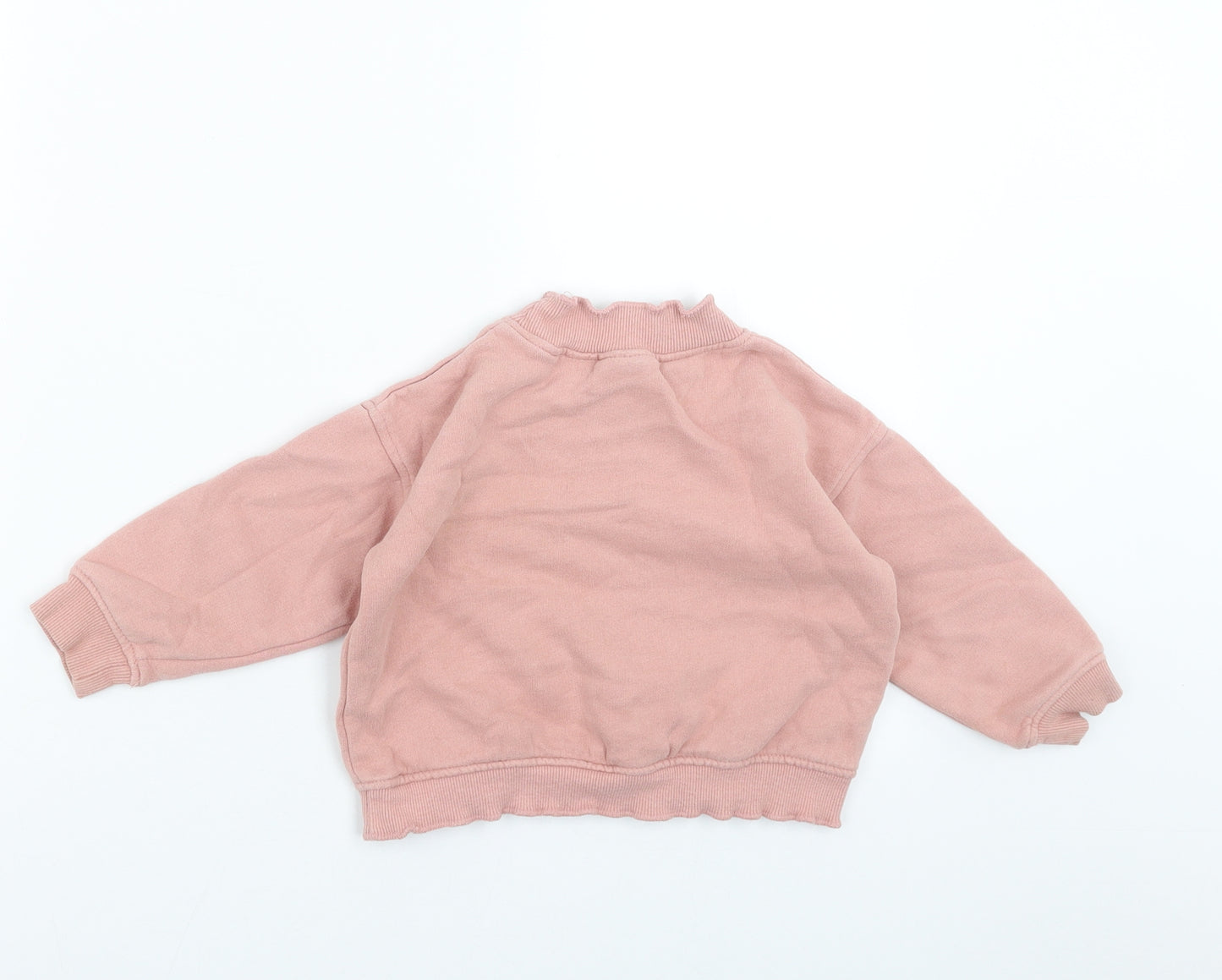 Zara Girls Pink   Pullover Sweatshirt Size 2-3 Years