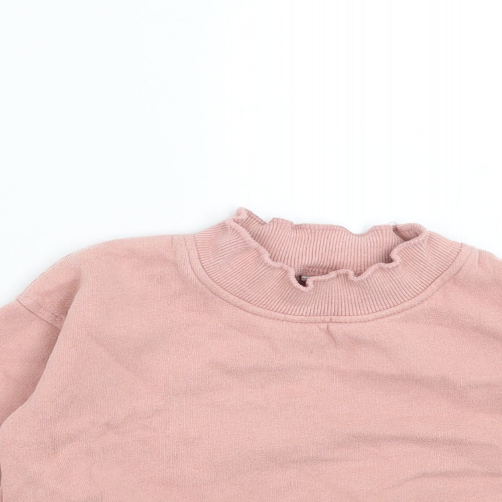 Zara Girls Pink   Pullover Sweatshirt Size 2-3 Years