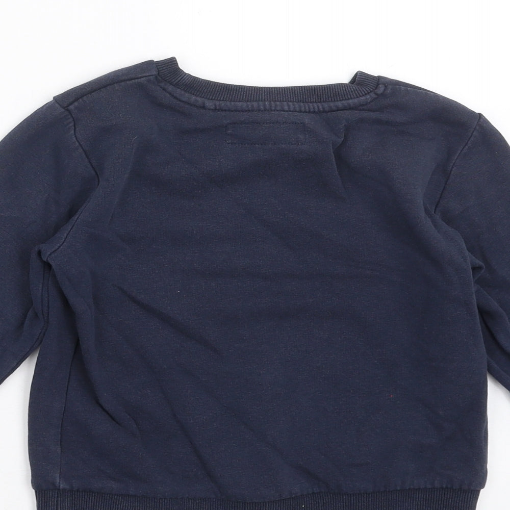 NEXT Boys Blue   Pullover Sweatshirt Size 2-3 Years