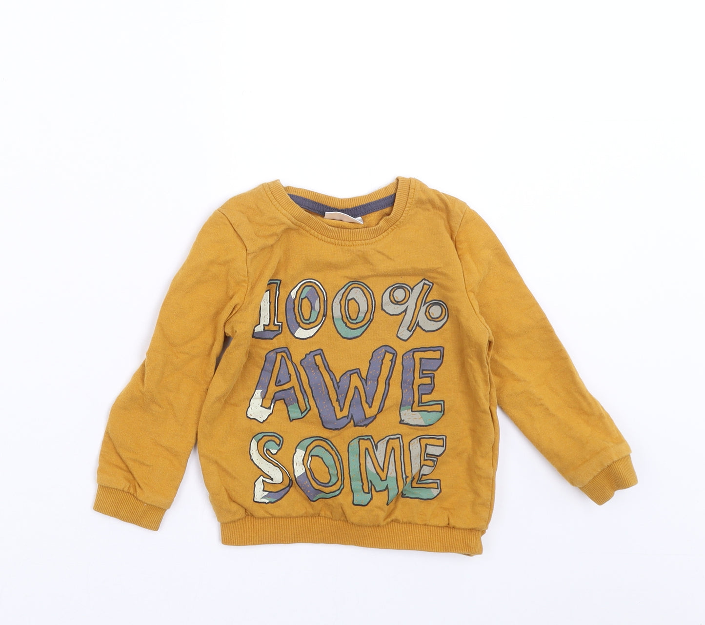 SO CUTE Baby Yellow   Pullover Jumper Size 18-24 Months  - 100% Awesome