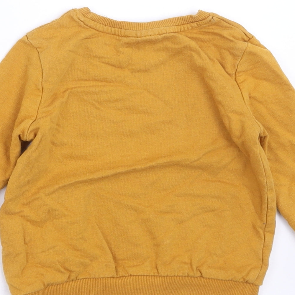 SO CUTE Baby Yellow   Pullover Jumper Size 18-24 Months  - 100% Awesome