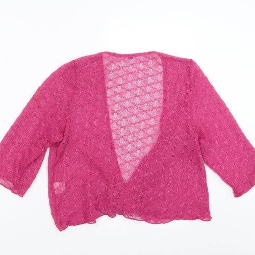 Intuition Womens Pink   Shrug Jumper Size M