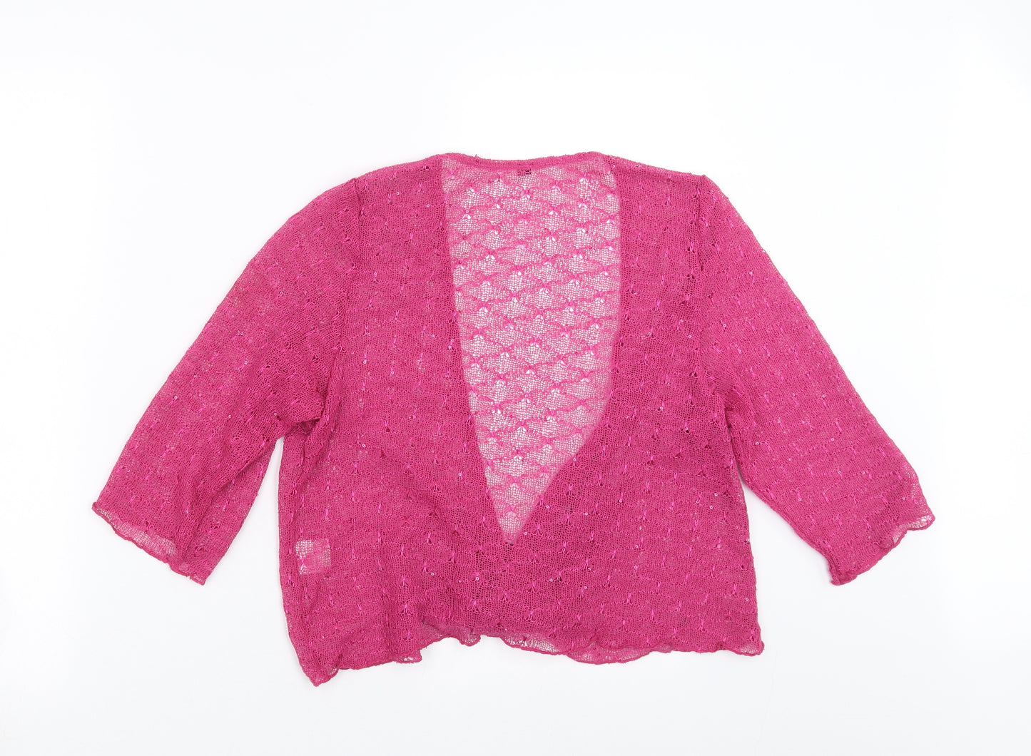 Intuition Womens Pink   Shrug Jumper Size M